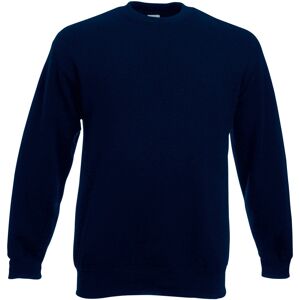 Fruit Of The Loom Mens Set-In Belcoro Yarn Sweatshirt (Deep Navy) - Size 4xl Fruit Of The Loom Mens Set-In Belcoro Yarn Sweatshirt (Deep Navy) - Size 4xl