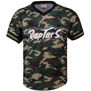 Mitchell & Ness Nba Toronto Raptor Mens Camo Mesh T-Shirt - Green - Size X-Small Mitchell & Ness Nba Toronto Raptor Mens Camo Mesh T-Shirt - Green - Size X-Small