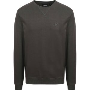 Lyle & Scott Mens Tonal Eagle Logo Dark Grey Pull-Over Sweatshirt Cotton - Size X-Large Lyle & Scott Mens Tonal Eagle Logo Dark Grey Pull-Over Sweatshirt Cotton - Size X-Large