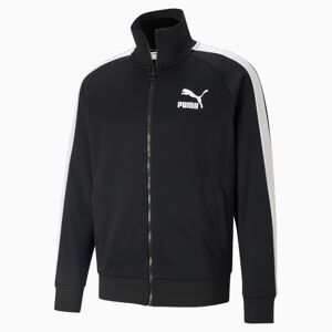 Puma Iconic T7 Mens Black Track Jacket Cotton - Size Medium Puma Iconic T7 Mens Black Track Jacket Cotton - Size Medium