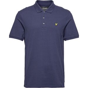 Lyle & Scott Mens Plain Polo Shirt In Navy - Blue Cotton - Size Small Lyle & Scott Mens Plain Polo Shirt In Navy - Blue Cotton - Size Small