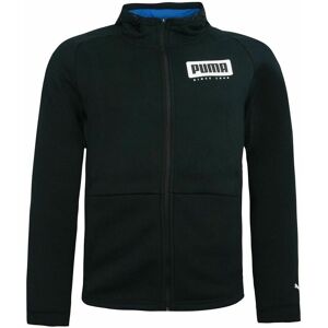Puma Graphic Logo Long Sleeve Zip Up Black Mens Track Jacket 853567 01 - Blue Cotton - Size Small Puma Graphic Logo Long Sleeve Zip Up Black Mens Track Jacket 853567 01 - Blue Cotton - Size Small