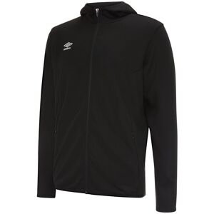 Umbro Mens Pro Fleece Full Zip Hoodie (Black/white) - Size Medium Umbro Mens Pro Fleece Full Zip Hoodie (Black/white) - Size Medium