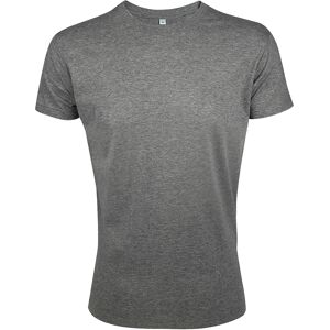 Sols Mens Regent Slim Fit Short Sleeve T-Shirt (Grey Marl) Cotton - Size Medium Sols Mens Regent Slim Fit Short Sleeve T-Shirt (Grey Marl) Cotton - Size Medium