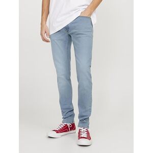 Jack & Jones Mens Jeans Skinny Slim Fit Denim Blue - Light Blue - Size 36w/34l Jack & Jones Mens Jeans Skinny Slim Fit Denim Blue - Light Blue - Size 36w/34l