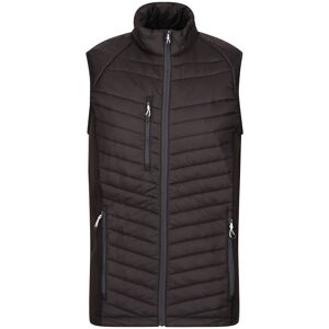 Regatta Mens Navigate Quilted Hybrid Gilet (Black/seal Grey) - Size Small Regatta Mens Navigate Quilted Hybrid Gilet (Black/seal Grey) - Size Small