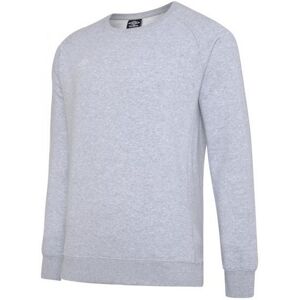 Umbro Mens Club Leisure Sweatshirt (Grey Marl/white) - Multicolour - Size Small Umbro Mens Club Leisure Sweatshirt (Grey Marl/white) - Multicolour - Size Small
