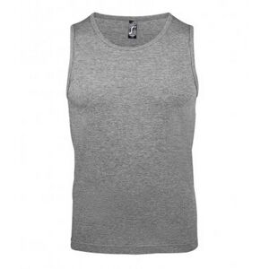 Sols Mens Justin Sleeveless Tank / Vest Top (Grey Marl) Cotton - Size 5xl Sols Mens Justin Sleeveless Tank / Vest Top (Grey Marl) Cotton - Size 5xl