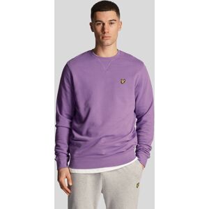 Lyle & Scott Mens Crew Neck Sweatshirt In Purple Cashmere - Size Small Lyle & Scott Mens Crew Neck Sweatshirt In Purple Cashmere - Size Small
