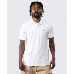 Lyle & Scott Tipped Mens Polo Shirt Sp1524vog - White Cotton - Size Large Lyle & Scott Tipped Mens Polo Shirt Sp1524vog - White Cotton - Size Large