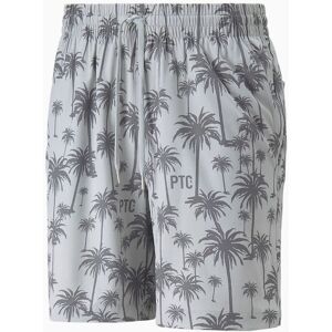 Puma X Ptc Palm Tree Crew Mens Grey Golf Shorts - Light Grey - Size Medium Puma X Ptc Palm Tree Crew Mens Grey Golf Shorts - Light Grey - Size Medium