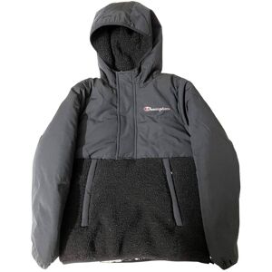 Champion Mens Half Zip Black Hooded Jacket - Size X-Small Champion Mens Half Zip Black Hooded Jacket - Size X-Small