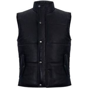 Infinity Leather Mens Puffer Warmer Waistcoat Sleeveless Padded Jacket - Black - Size Small Infinity Leather Mens Puffer Warmer Waistcoat Sleeveless Padded Jacket - Black - Size Small
