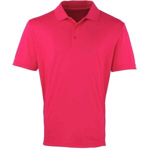 Premier Mens Coolchecker Pique Polo Shirt (Hot Pink) - Size 4xl Premier Mens Coolchecker Pique Polo Shirt (Hot Pink) - Size 4xl