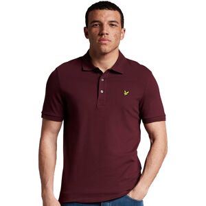 Lyle & Scott Mens Plain Polo Shirt In Burgundy - Red Cotton - Size X-Large Lyle & Scott Mens Plain Polo Shirt In Burgundy - Red Cotton - Size X-Large