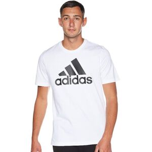 Adidas Mens Big Logo Jersey T-Shirt - White - Size Medium Adidas Mens Big Logo Jersey T-Shirt - White - Size Medium