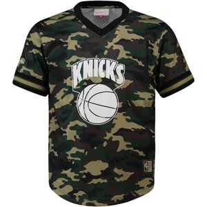Mitchell & Ness Nba New York Knicks Mens Camo Mesh T-Shirt - Green - Size X-Small Mitchell & Ness Nba New York Knicks Mens Camo Mesh T-Shirt - Green - Size X-Small