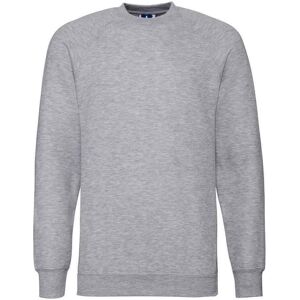 Russell Athletic Mens Raglan Sweatshirt (Light Oxford) - Grey - Size X-Large Russell Athletic Mens Raglan Sweatshirt (Light Oxford) - Grey - Size X-Large