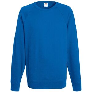 Fruit Of The Loom Mens Lightweight Raglan Sweatshirt (240 Gsm) (Royal) - Blue - Size Large Fruit Of The Loom Mens Lightweight Raglan Sweatshirt (240 Gsm) (Royal) - Blue - Size Large