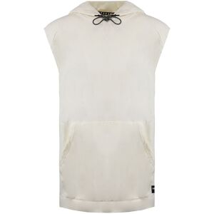 Supra Logo Sleeveless Pullover Cream Mens Cotton Hoodie 102171 036 - Size Medium Supra Logo Sleeveless Pullover Cream Mens Cotton Hoodie 102171 036 - Size Medium