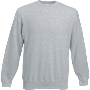 Fruit Of The Loom Mens Set-In Belcoro Yarn Sweatshirt (Heather Grey) - Size 5xl Fruit Of The Loom Mens Set-In Belcoro Yarn Sweatshirt (Heather Grey) - Size 5xl