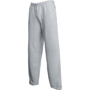 Fruit Of The Loom Mens Open Hem Jog Pants / Jogging Bottoms - Grey Cotton - Size 2xl Fruit Of The Loom Mens Open Hem Jog Pants / Jogging Bottoms - Grey Cotton - Size 2xl