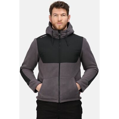 Regatta Mens Garrison Hooded Jacket (Iron/black) - Multicolour - Size Medium Regatta Mens Garrison Hooded Jacket (Iron/black) - Multicolour - Size Medium