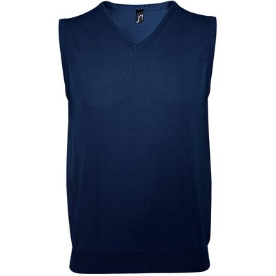 Sols Mens Sleeveless V Neck Sweater Vest (Navy) - Size 3xl Sols Mens Sleeveless V Neck Sweater Vest (Navy) - Size 3xl