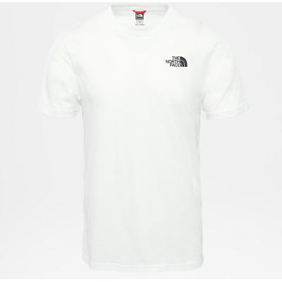 The North Face Mens Men’s Short Sleeve Simple Dome T-Shirt, Tnf White Cotton - Size X-Large The North Face Mens Men’s Short Sleeve Simple Dome T-Shirt, Tnf White Cotton - Size X-Large