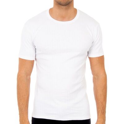 Abanderado Mens Thermal Short Sleeve T-Shirt 0206 Men - White - Size Eu 48 (Mens) Abanderado Mens Thermal Short Sleeve T-Shirt 0206 Men - White - Size Eu 48 (Mens)