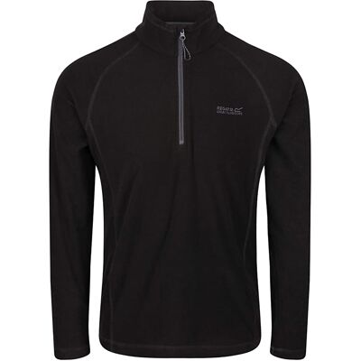 Regatta Great Outdoors Mens Montes Fleece Top - Black - Size 3xl Regatta Great Outdoors Mens Montes Fleece Top - Black - Size 3xl