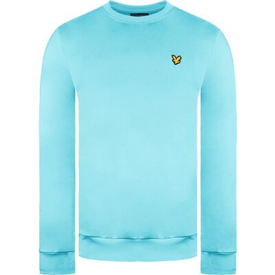 Lyle & Scott Light Blue Crew Neck Midlayer - Midlayer Lyle & Scott Light Blue Crew Neck Midlayer - Midlayer