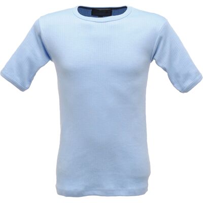 Regatta Mens Thermal Underwear Short Sleeve Vest / T-Shirt (Blue) - Size Medium Regatta Mens Thermal Underwear Short Sleeve Vest / T-Shirt (Blue) - Size Medium