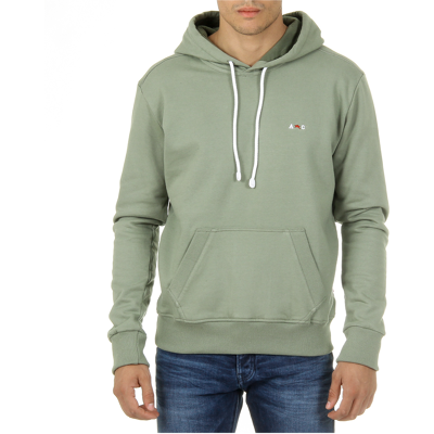 Andrew Charles By Andy Hilfiger Mens Hoodie Long Sleeves Round Neck Green Fifi Cotton - Size Large Andrew Charles By Andy Hilfiger Mens Hoodie Long Sleeves Round Neck Green Fifi Cotton - Size Large