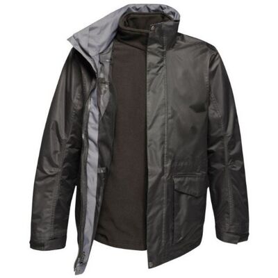 Regatta Mens Benson Iii Hooded Jacket - Black - Size X-Large Regatta Mens Benson Iii Hooded Jacket - Black - Size X-Large