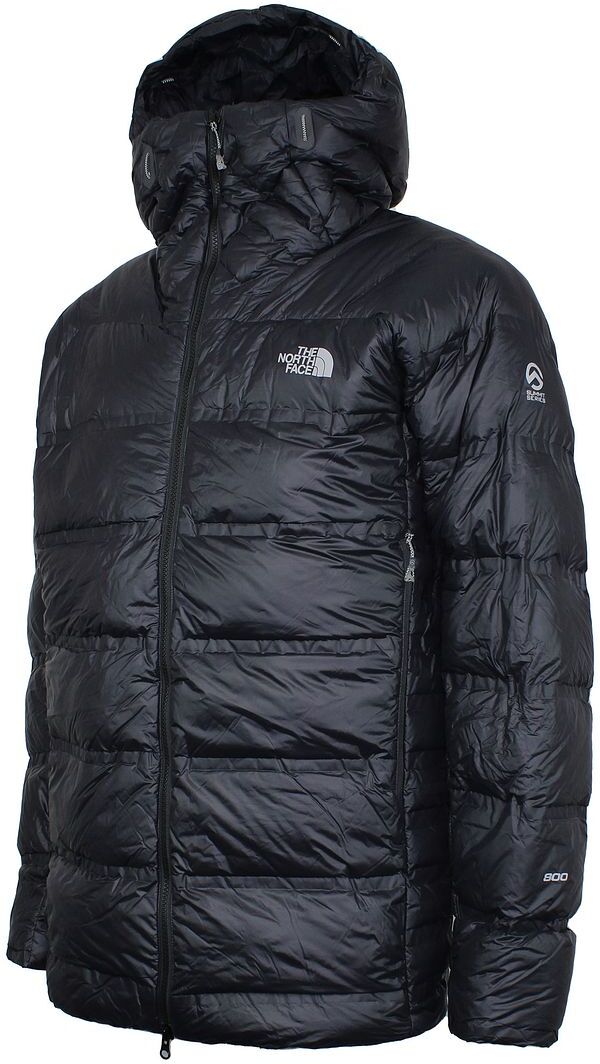 The North Face Summit L6 Mens Black Down Parka Jacket - Size Large