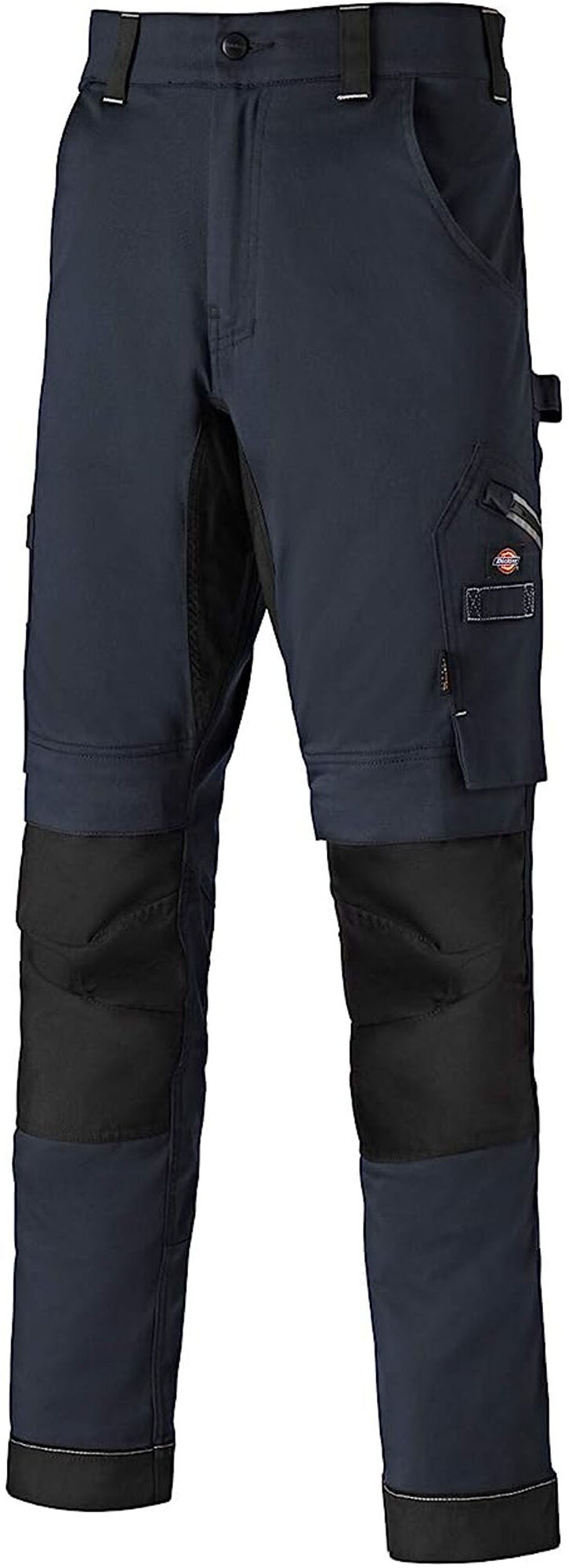 Dickies Universal Flex Knee Pad Mens Navy/black Trousers Cotton - Size 44 Short