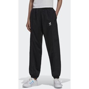 Adidas Originals Womens Adicolor Split Trefoil Track Pants - Black Recycled Material - Size 8 Uk