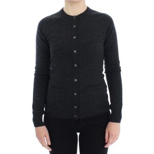Dolce & Gabbana Womens Gray Wool Button Cardigan Sweater - Grey Material_wool1 - Size It 36 (Womens)