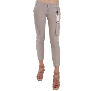 Dolce & Gabbana Womens Casual Fitted Khaki Trousers Pants Cotton - Size Eu 38 (Womens)