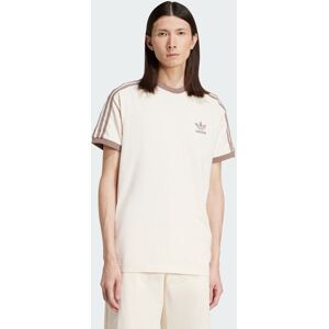 Adidas Originals Unisex Adicolor Classics 3-Stripes Tee - Ivory Cotton - Size Small