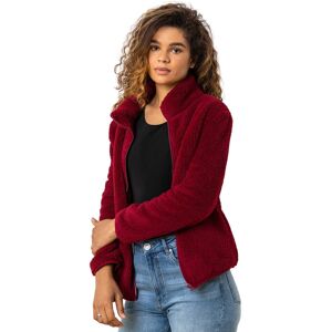 Roman Womens Soft Sherpa Fleece Jacket - Burgundy - Size Medium Roman Womens Soft Sherpa Fleece Jacket - Burgundy - Size Medium