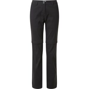 Craghoppers Womens/ladies Kiwi Pro Ii Convertible Trousers (Black) - Size 18 Regular Craghoppers Womens/ladies Kiwi Pro Ii Convertible Trousers (Black) - Size 18 Regular