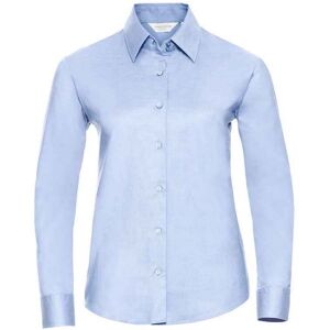 Russell Athletic Womens/ladies Oxford Easy-Care Long-Sleeved Shirt (Oxford Blue) - Size 5xl Russell Athletic Womens/ladies Oxford Easy-Care Long-Sleeved Shirt (Oxford Blue) - Size 5xl