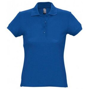 SOL'S Passion Cotton Polo Shirt - Short Sleeve, Royal Blue - Women SOL'S Passion Cotton Polo Shirt - Short Sleeve, Royal Blue - Women