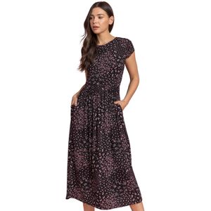 Roman Womens Patchwork Floral Stretch Jersey Dress - Black Denim - Size 12 Uk Roman Womens Patchwork Floral Stretch Jersey Dress - Black Denim - Size 12 Uk