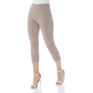 Roman Womens Cropped Stretch Trouser - Taupe - Size 12 Uk Roman Womens Cropped Stretch Trouser - Taupe - Size 12 Uk