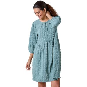 Roman Womens Bubble Textured A-Line Stretch Dress - Green - Size 16 Uk Roman Womens Bubble Textured A-Line Stretch Dress - Green - Size 16 Uk
