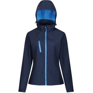 Regatta Womens/ladies Venturer Hooded Soft Shell Jacket (Navy/french Blue) - Size 18 Uk Regatta Womens/ladies Venturer Hooded Soft Shell Jacket (Navy/french Blue) - Size 18 Uk