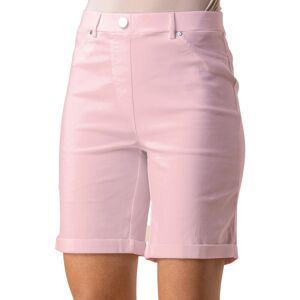 Roman Womens Turn Up Stretch Shorts - Pink - Size 14 Uk Roman Womens Turn Up Stretch Shorts - Pink - Size 14 Uk